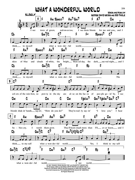 Isn't She Lovely (Real Book – Melody, Lyrics & Chords) for Leadsheets -  Sheet Music to Print