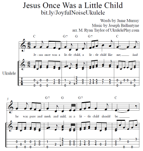 Jesus Once Was a Little Child